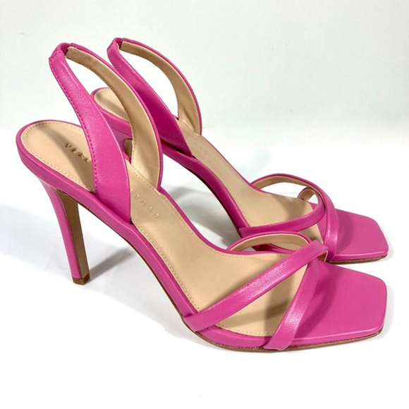VERONICA BEARDNWT Analita Slingback Heels Sandals Hot Pink Size 7.5
